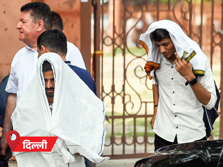 MP-राजस्थान में हीटवेव का अलर्ट:बाड़मेर समेत 3 शहरों में पारा 46°C पार; UP में 2 दिन में 5°C बढ़ा तापमान