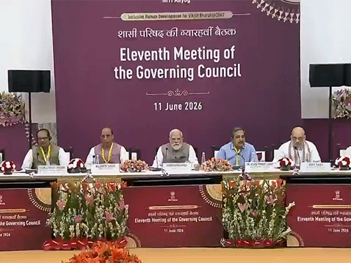 PM Modi Chairs NITI Aayog Meeting