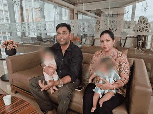 गुरुग्राम का कपल बोला- हॉस्पिटल ने हमारा बच्चा बेचा:मुंह बंद करने के लिए करोड़ों का ऑफर दिया; IVF के जरिए चाइल्ड ट्रैफिकिंग की गई