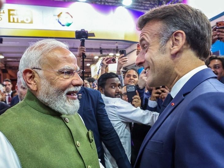 PM Modi France Visit: Macrons Hindi Greeting