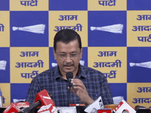 केजरीवाल ने अमित शाह से पूछे 5 सवाल:पूर्व CM बोले-वोट के लिए श्रीराम, दर्शन को वक़्त नहीं; पूछा-राम मंदिर क्यों नहीं गए