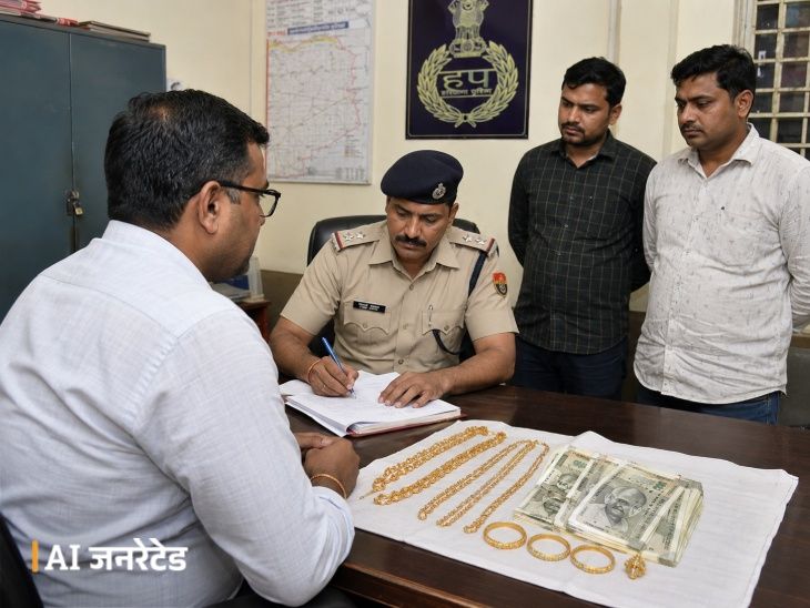 पलवल में दिल्ली के कारोबारी से 8.70 लाख ठगे:गोल्ड बेचने का दिया झांसा, एकाउंट में रकम आते ही हुआ फरार, FIR दर्ज