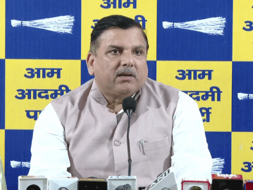 उड़ीसा में आदिवासियों से जमीन छीनने का भाजपा पर आरोप:पुलिस बल से 12 गांवों की 950 एकड़ जमीन पर अवैध कब्जा कर रही सरकार- संजय सिंह